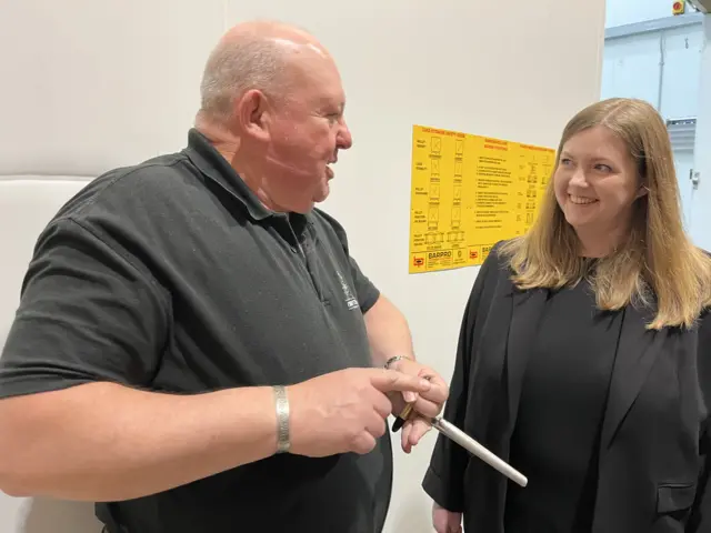 Scottish Greens co-leader Gillian Mackauy is visiting a cheese factory in Kirkwall, Orkney
