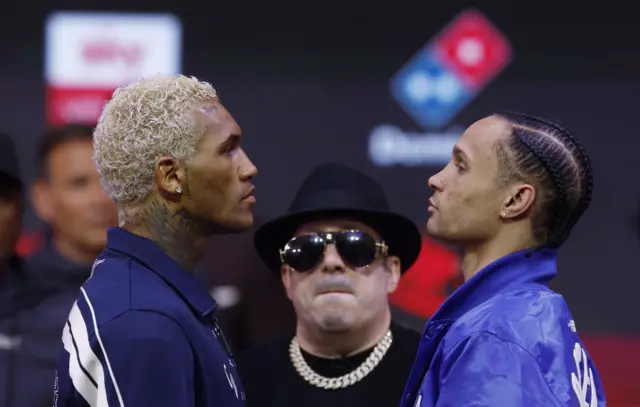 Conor Benn and Regis Prograis face off