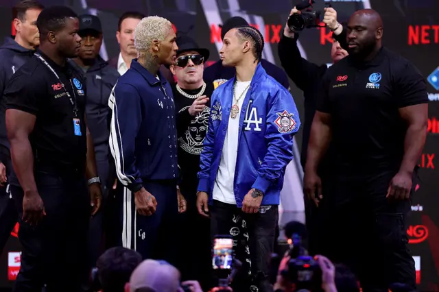 Conor Benn and Regis Prograis face off
