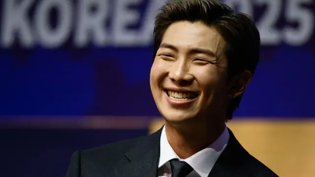 RM in an earlier photo