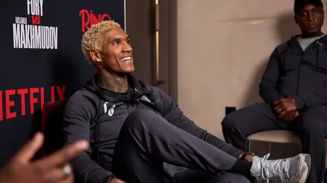 Conor Benn Media duties ahead of his upcoming fight