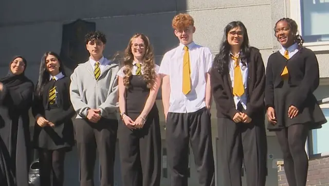 Pupils from Bellahouston Secondary in Glasgow give their views on the election