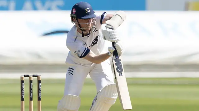 Sam Robson batting for Middlesex