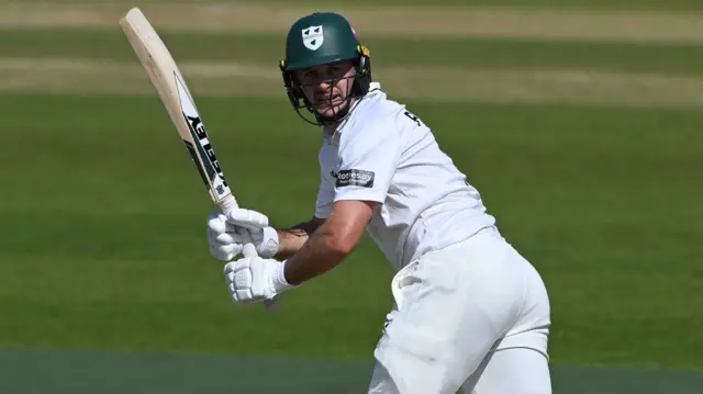 Gareth Roderick batting