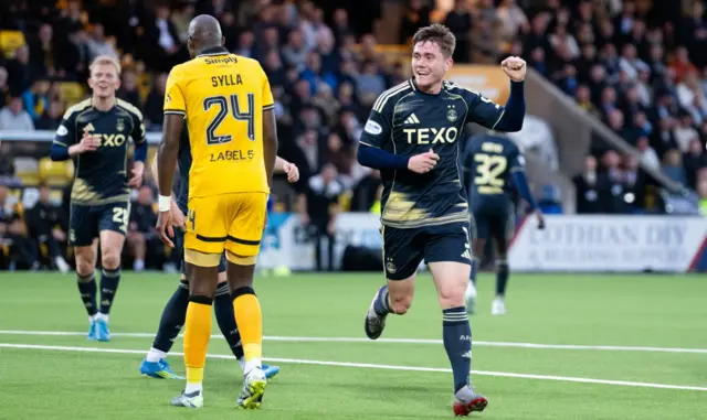 Mitchel Frame celebrates