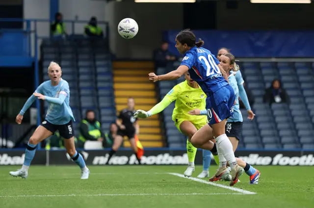 Sam Kerr scores