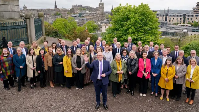 SNP MSPs on a hill