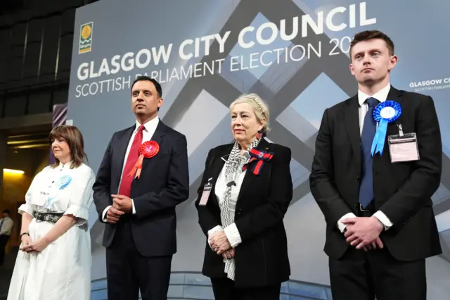 Sarwar with other constituency candidates