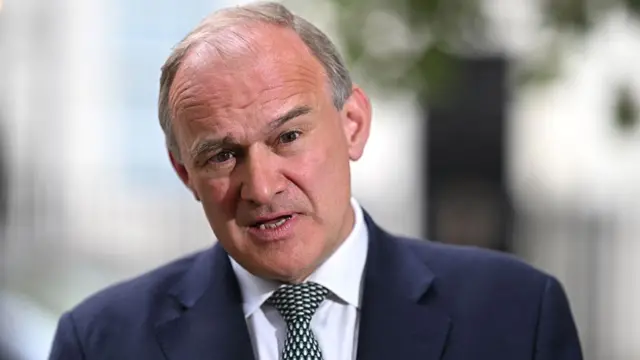 Liberal Democrat leader Ed Davey
