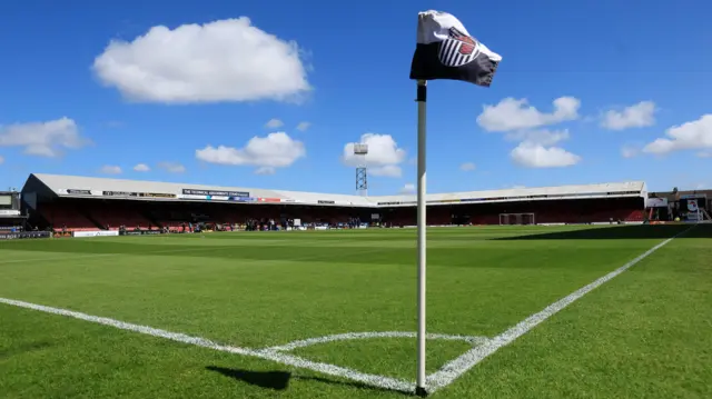 Grimbsy's Blundell Park before kick-off