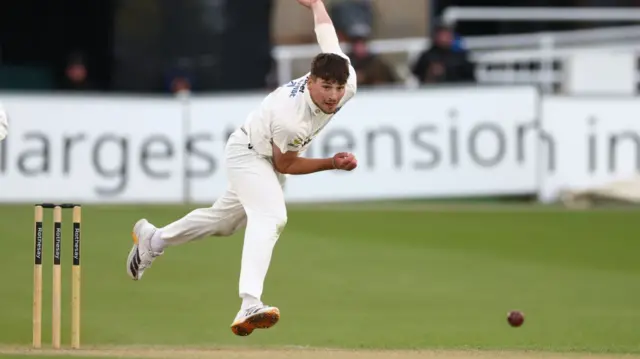 Sussex bowler Henry Crocombe
