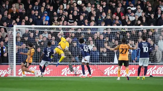 Millwall's Anthony Patterson makes an acrobatic save