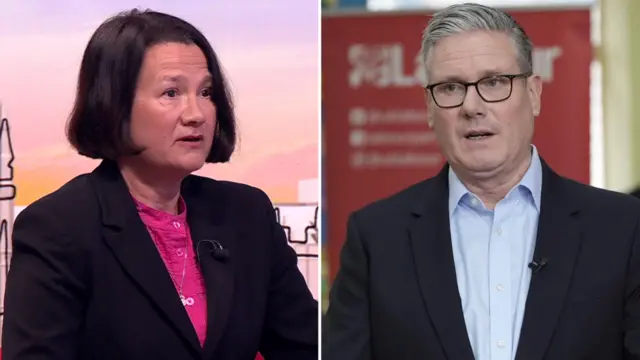 Catherine West and Keir Starmer