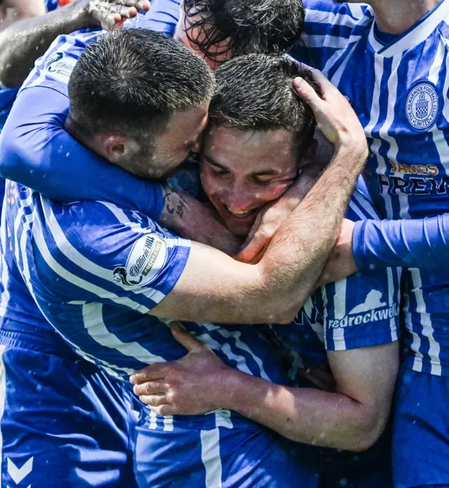 Kilmarnock celebrate