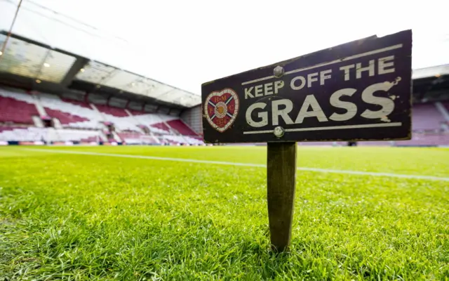 Hearts take on Falkirk at Tynecastle