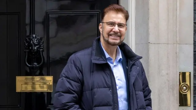 Afzal Khan MP leaving 10 Downing Street on the 12th of March 2025 in London, United Kingdom