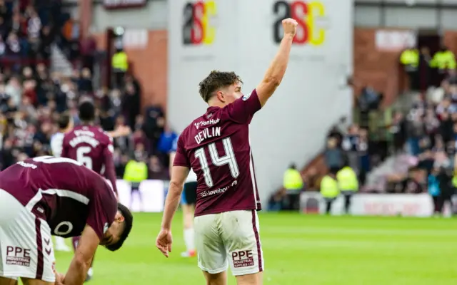 Cammy Devlin celebrates making it 2-0