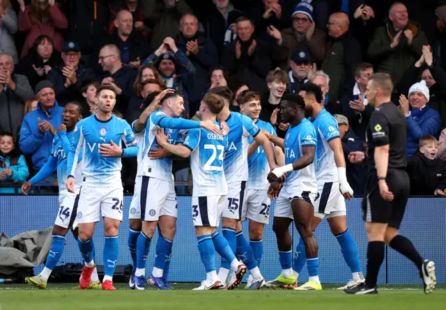Stockport celebrate