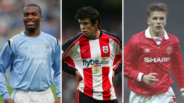 Daniel Sturridge, Gareth Bale and David Beckham
