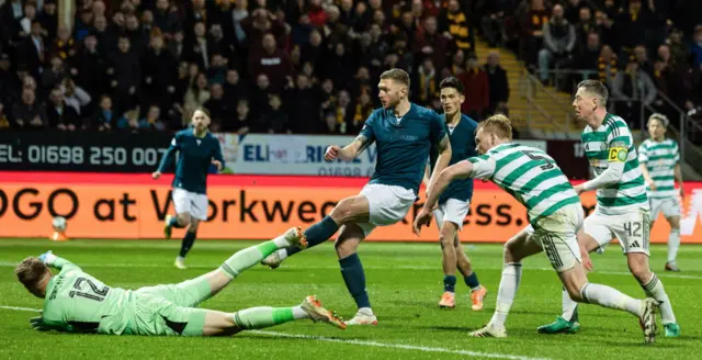 Liam Gordon scores for Motherwell