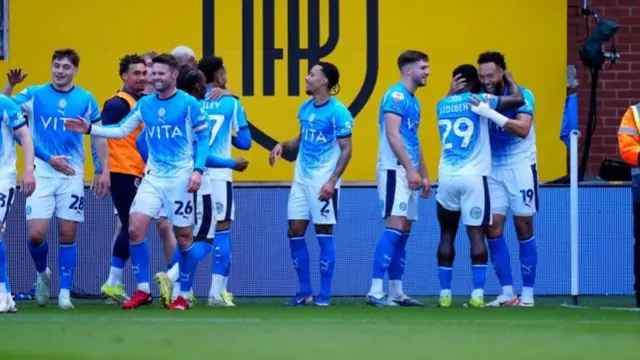 Stockport celebrate