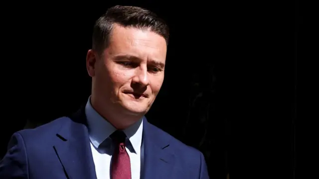 Wes Streeting pictured earlier this week