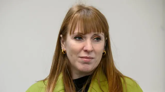 Angela Rayner in a green jacket