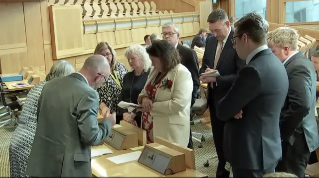 votes being counted