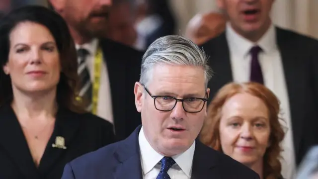 Keir Starmer pictured on Wednesday