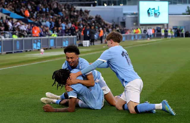 Man City celebrate
