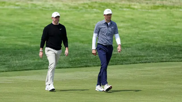 Rory McIlroy and Jordan Spieth