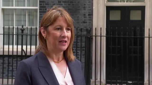 Rachel Reeves speaking to BBC Breakfast on Downing Street