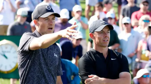 Jordan Spieth and Rory McIlroy