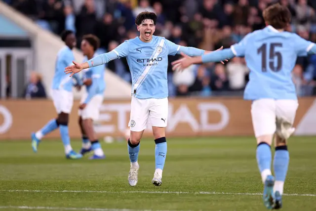 Man City celebrate