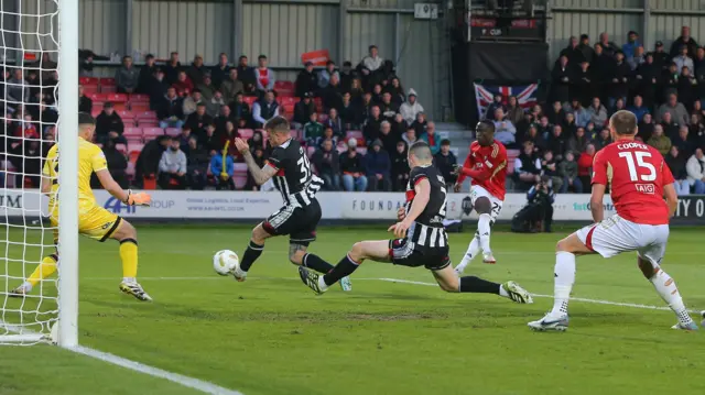 Daniel Udoh scores for Salford
