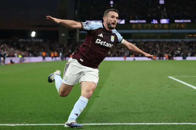 John McGinn celebrates after scoring