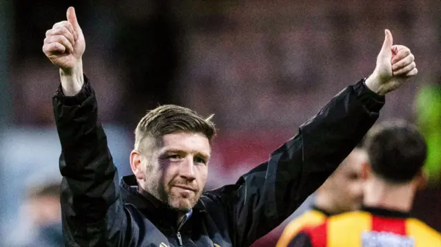 Partick Thistle manager Mark Wilson