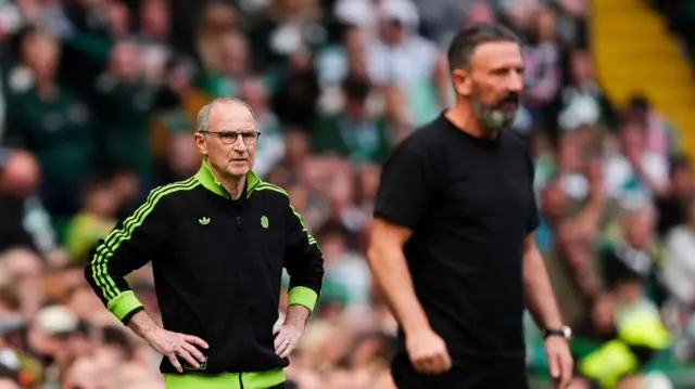 Martin O'Neill and Derek McInnes