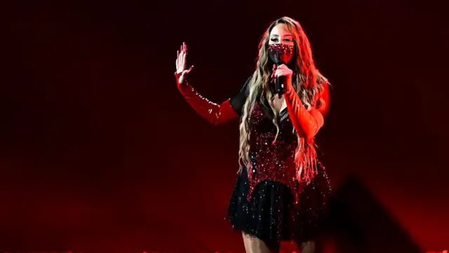 Swedish singer Felicia Eriksson, aka Felicia and representing Sweden with the song 'My System'