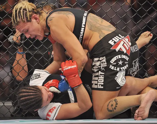 Cris Cyborg and Gina Carano