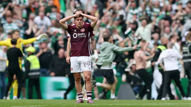 Cammy Devlin looks dejected