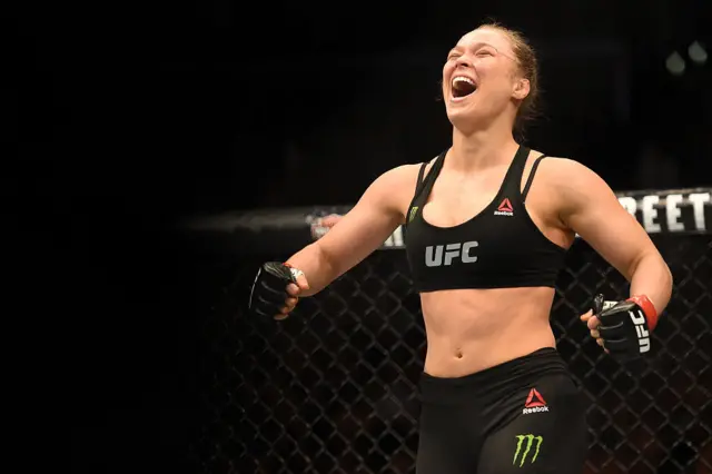 Ronda Rousey smiling