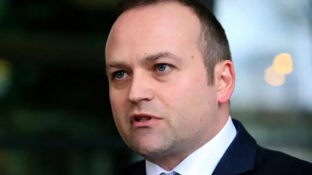 Labour MP Neil Coyle speaking to the media outside Portcullis House in London in 2016
