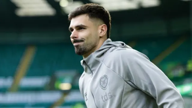 Claudio Braga is on the bench for Hearts