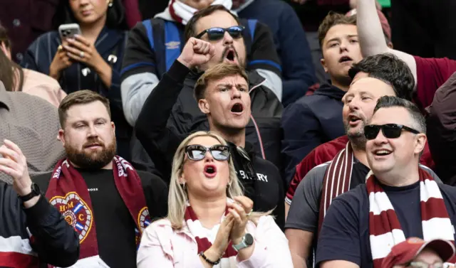 Hearts supporters