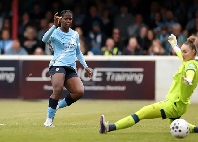Khadija Shaw scores