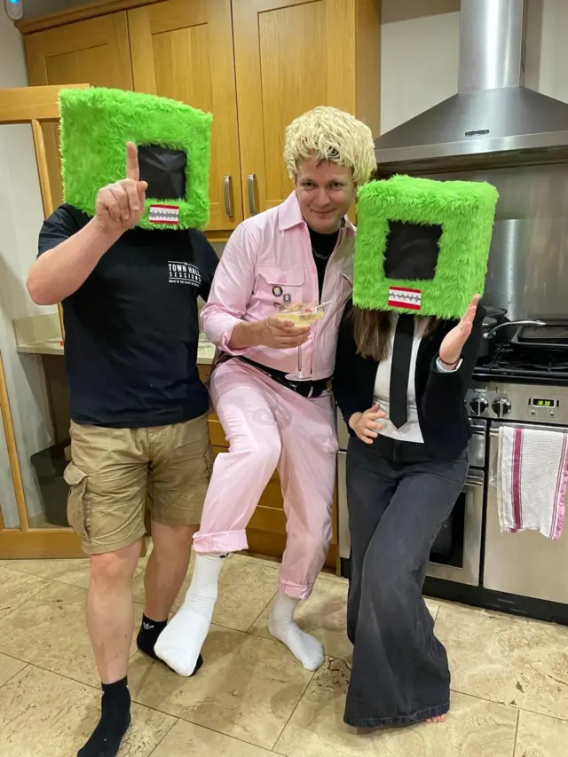 Jonathan dressed as Look Mum No Computer