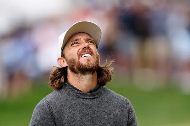 Tommy Fleetwood looking forlorn