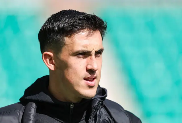 Hibernian's Jamie McGrath before a William Hill Premiership match between Hibernian and Motherwell at Easter Road, on May 16, 2026, in Edinburgh, Scotland