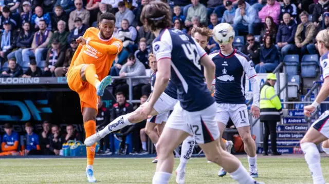 Youssef Chermiti scores for Rangers